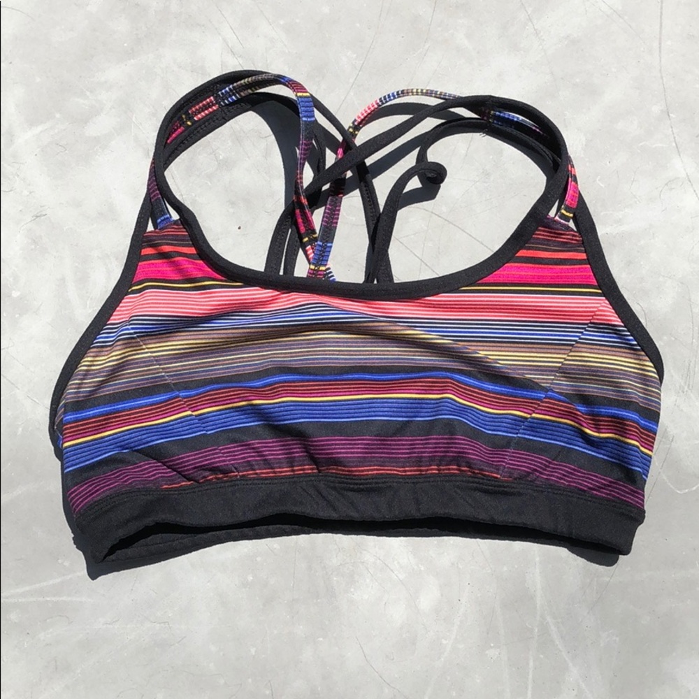 Athleta Multicolor Striped Tank Top